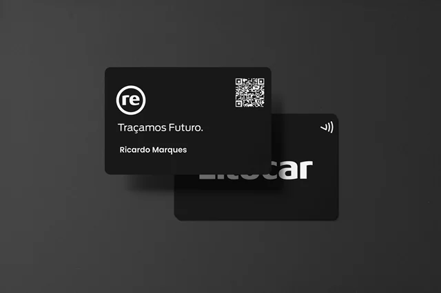 Cartão NFC produzido para a Litocar